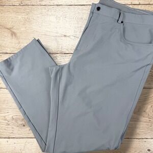 GREG NORMAN Mens ML75 Microlux 5 Pocket Golf Pants‎ 40x32 Gray